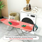 1-Piece Strawberry Heart Pink  Ironing Board Cover, Universal Size, Without Board
