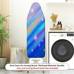 1-Piece Rainbow Star Shine Glitter  Ironing Board Cover, Universal Size, Without Board