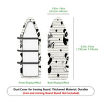 1-Piece Panda Stripes Stars  Ironing Board Cover, Universal Size, Without Board