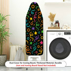 1-Piece Colorful Stars Confetti Party  Ironing Board Cover, Universal Size, Without Board