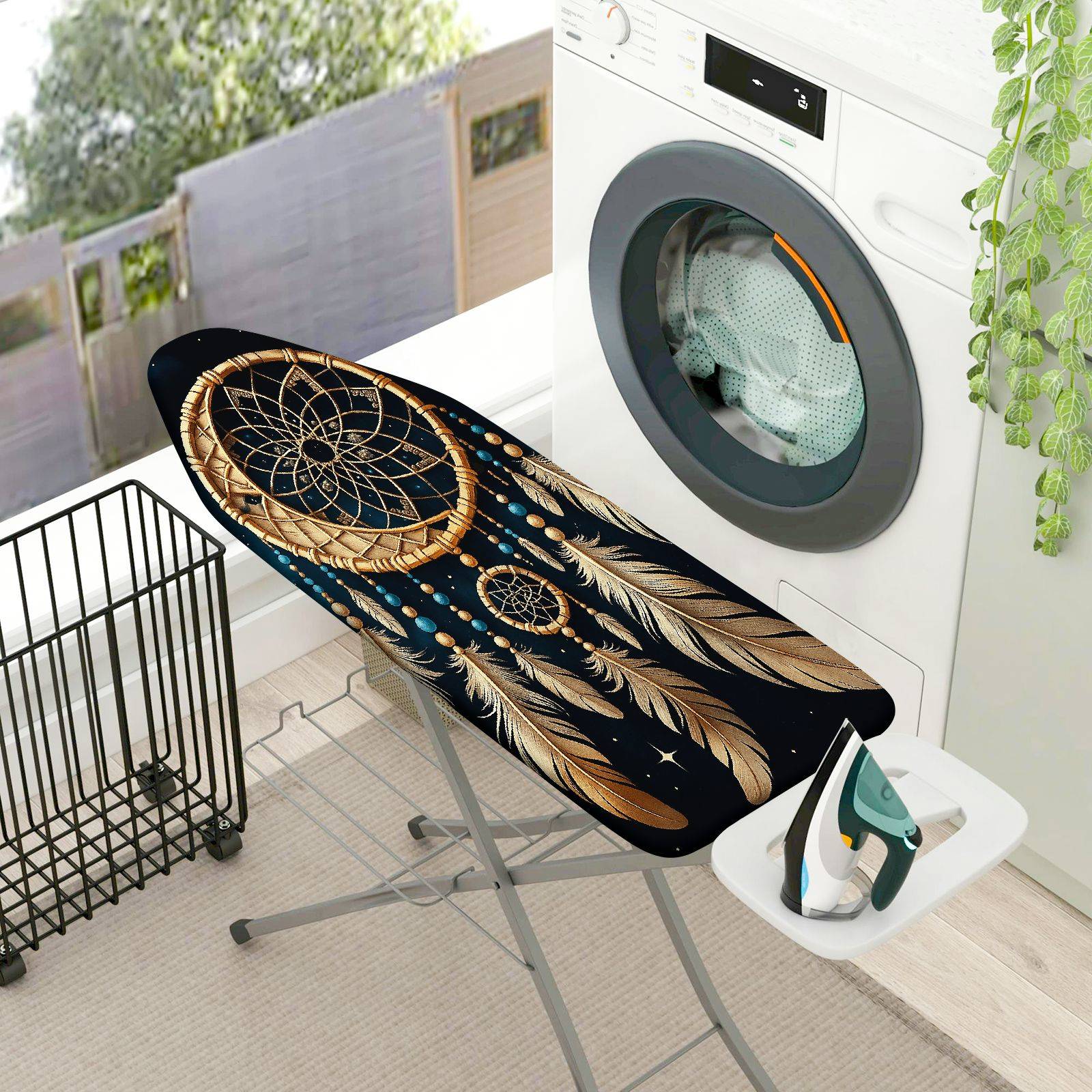 1-Piece Dreamcatcher Feather Star  Ironing Board Cover, Universal Size, Without Board