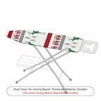 1-Piece Reindeer Snowflake Red  Ironing Board Cover, Universal Size, Without Board