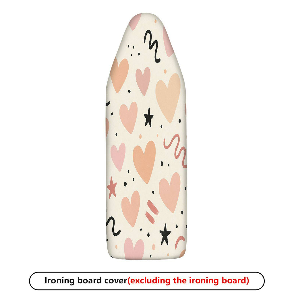1-Piece Heart Star Abstract  Ironing Board Cover, Universal Size, Without Board