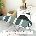 1-Piece Striped Pattern Blue Grey  Ironing Board Cover, Universal Size, Without Board