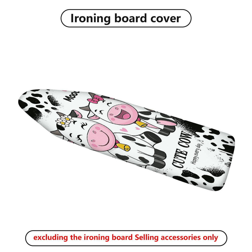 1-Piece Cow Cute Animal Funny  Ironing Board Cover, Universal Size, Without Board