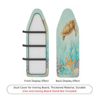 1-Piece Ocean Sea Turtle Starfish  Ironing Board Cover, Universal Size, Without Board