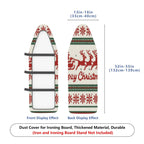 1-Piece Christmas Reindeer Snowflake  Ironing Board Cover, Universal Size, Without Board