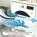 1-Piece seashell coral starfish  Ironing Board Cover, Universal Size, Without Board