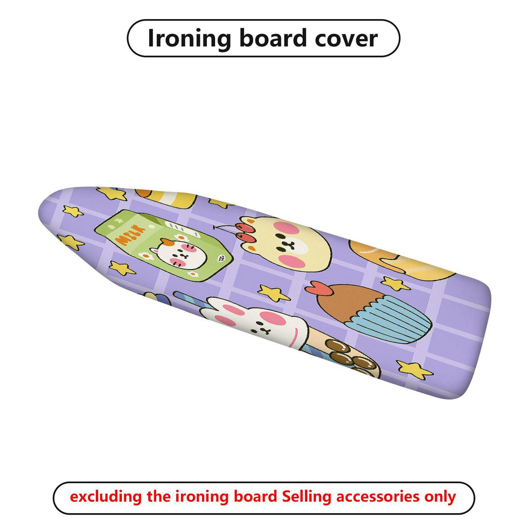 1-Piece Cupcake Cat Star  Ironing Board Cover, Universal Size, Without Board