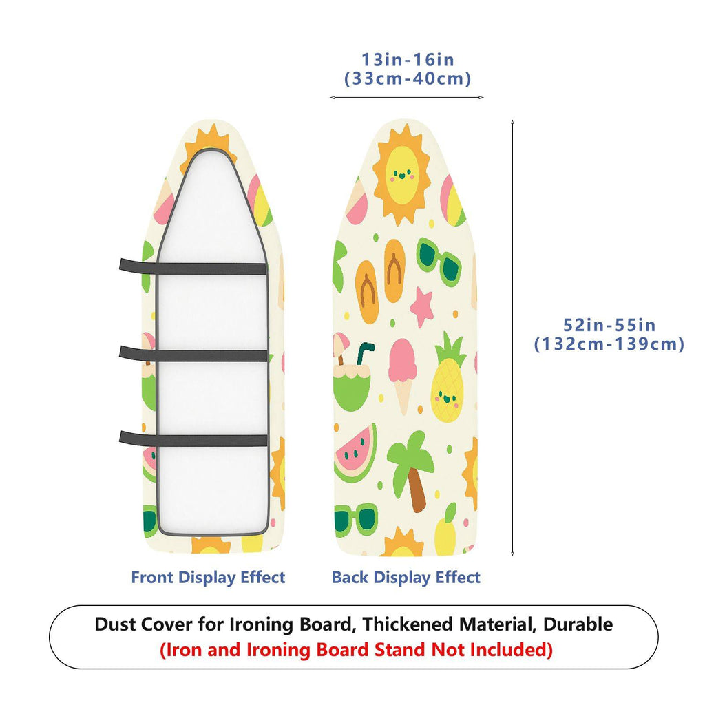 1-Piece Summer Tropical  Ironing Board Cover, Universal Size, Without Board