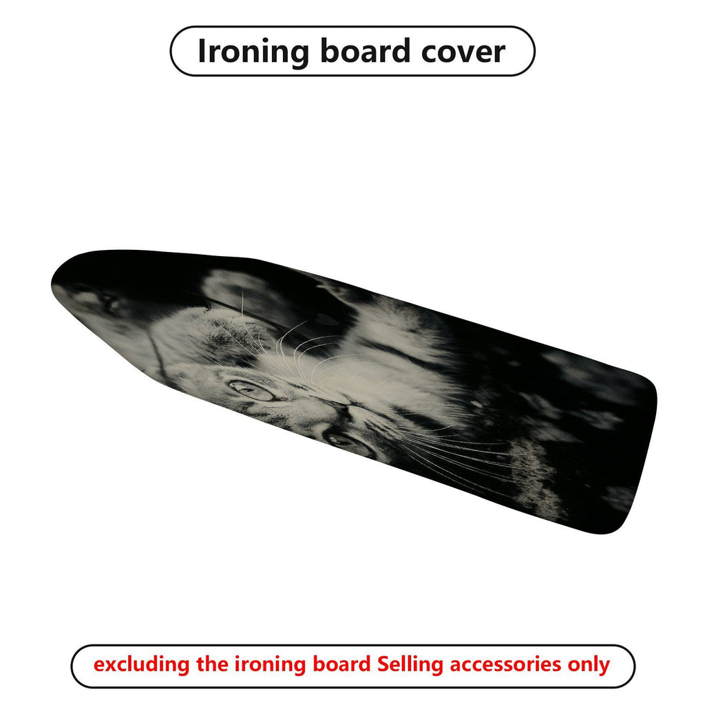 1-Piece Lion Feline Animal  Ironing Board Cover, Universal Size, Without Board