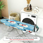 1-Piece Snowman Christmas Winter  Ironing Board Cover, Universal Size, Without Board