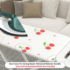 1-Piece Strawberry Cherry Polka Dot  Ironing Board Cover, Universal Size, Without Board