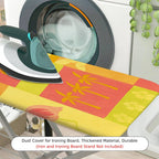 1-Piece Floral Tropical Vibrant  Ironing Board Cover, Universal Size, Without Board