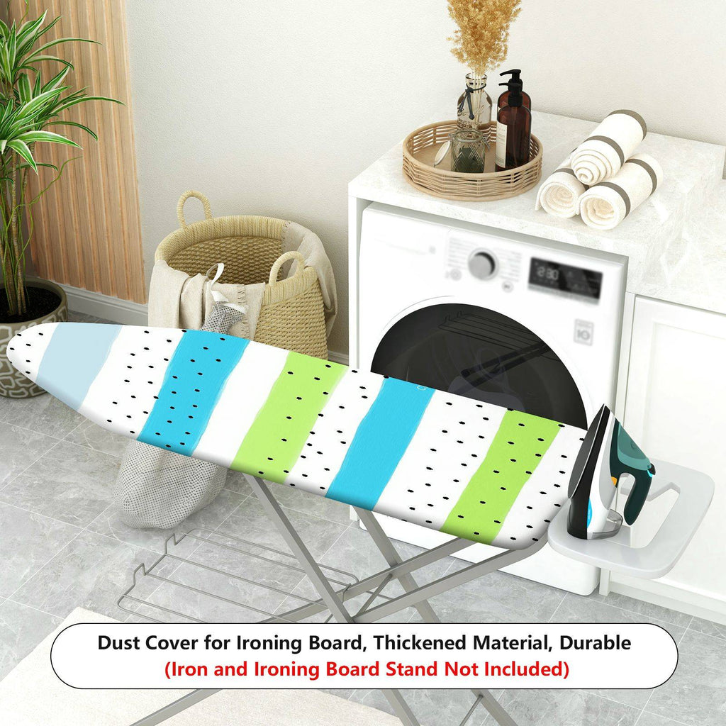 1-Piece Striped Dotted Colorful  Ironing Board Cover, Universal Size, Without Board