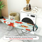 1-Piece Snowman Reindeer Christmas  Ironing Board Cover, Universal Size, Without Board