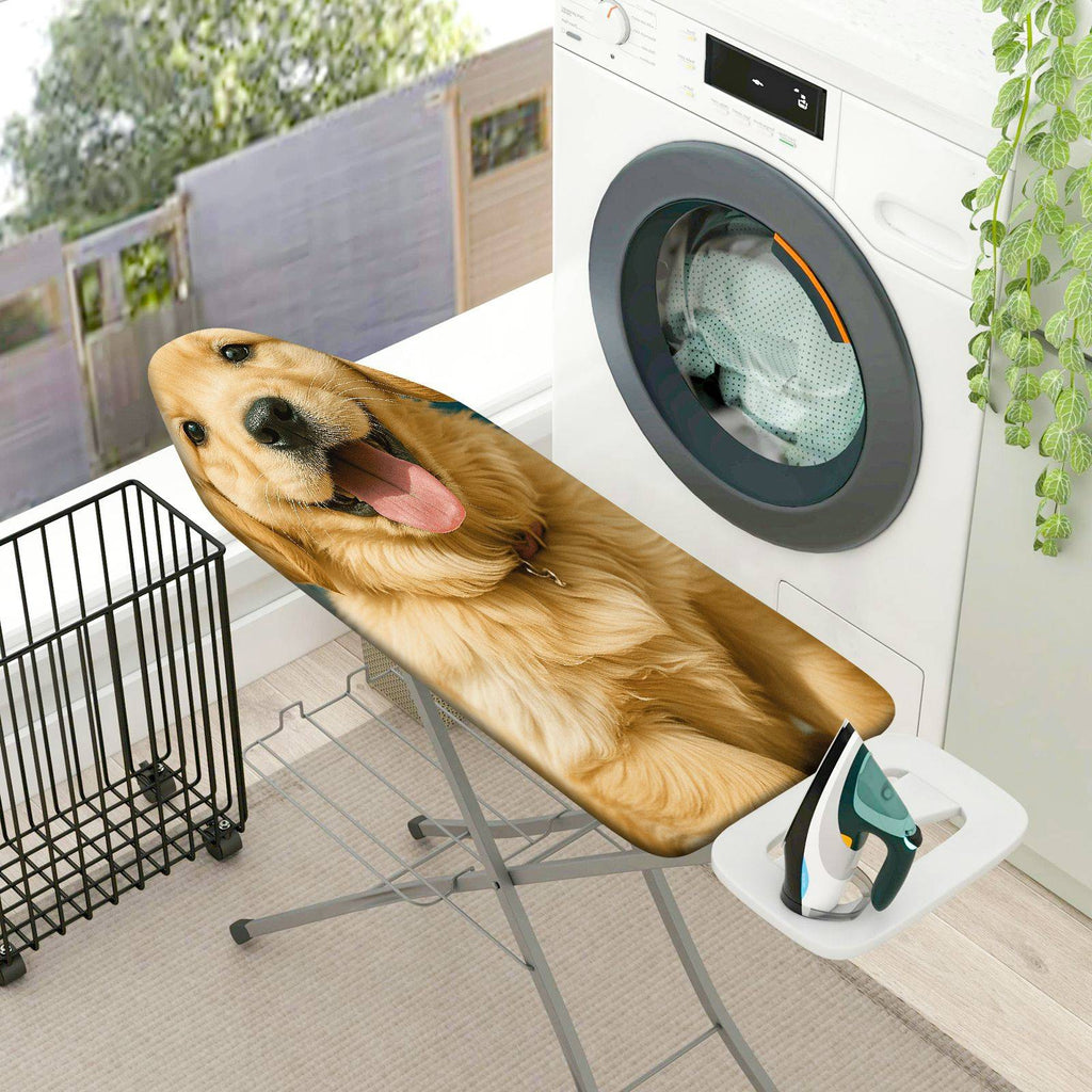 1-Piece Pet Golden Retriever Dog Cute  Ironing Board Cover, Universal Size, Without Board