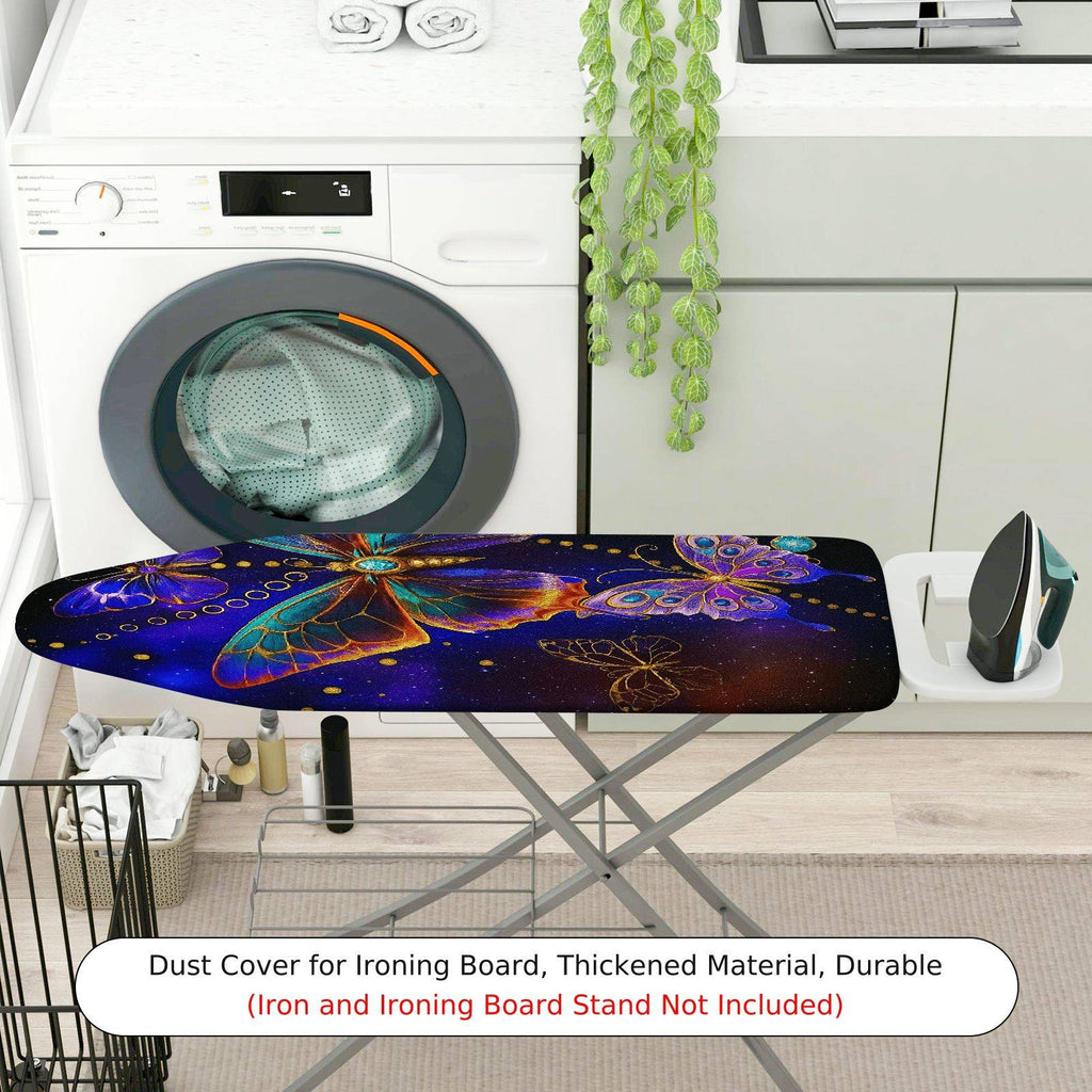 1-Piece Butterfly Galaxy Star  Ironing Board Cover, Universal Size, Without Board