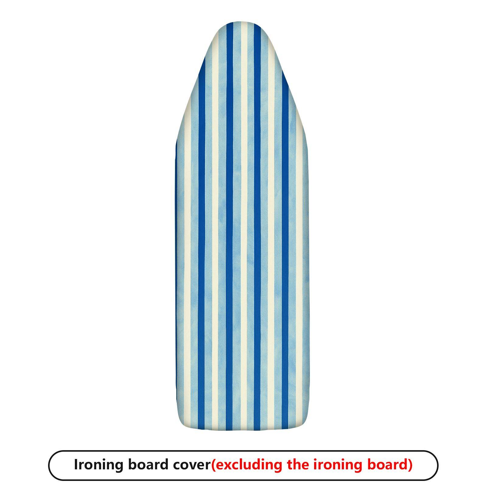 1-Piece Blue Striped Pattern Simple Style Classic  Ironing Board Cover, Universal Size, Without Board