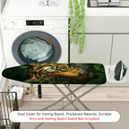 1-Piece Jungle Tiger Animal Artwork  Ironing Board Cover, Universal Size, Without Board