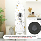 1-Piece Astronaut Space Stars  Ironing Board Cover, Universal Size, Without Board