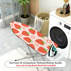 1-Piece Strawberry Floral Fruit  Ironing Board Cover, Universal Size, Without Board