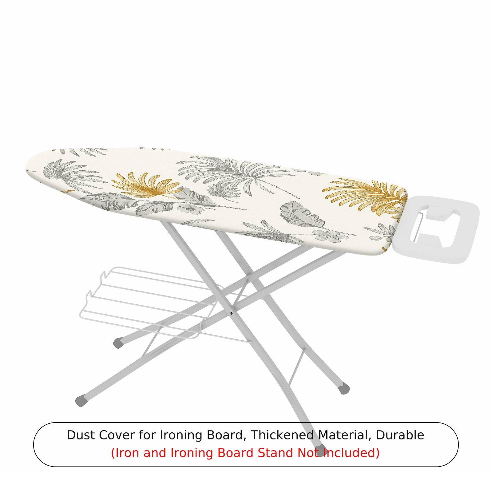 1-Piece Leaf Pattern Tropical Floral  Ironing Board Cover, Universal Size, Without Board