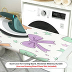 1-Piece Bow Star Pattern Pastel Colors  Ironing Board Cover, Universal Size, Without Board