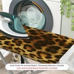 1-Piece Leopard Print Animal Exotic  Ironing Board Cover, Universal Size, Without Board