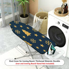 1-Piece Christmas Tree Snowflake Star  Ironing Board Cover, Universal Size, Without Board
