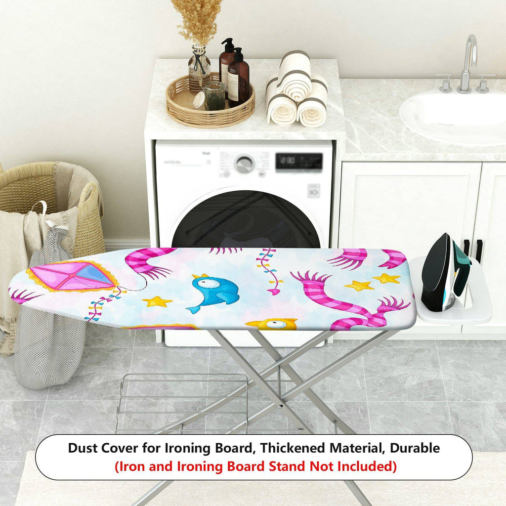 1-Piece Bird Kite Star  Ironing Board Cover, Universal Size, Without Board