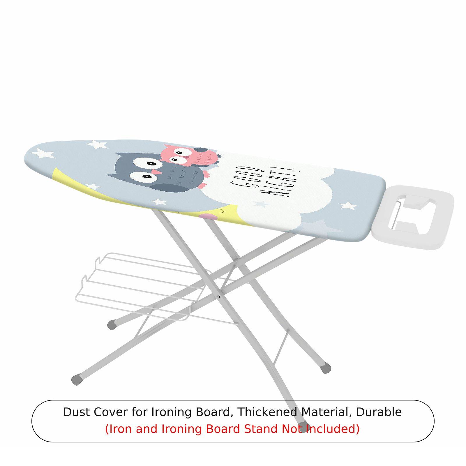 1-Piece Owl Night Star  Ironing Board Cover, Universal Size, Without Board