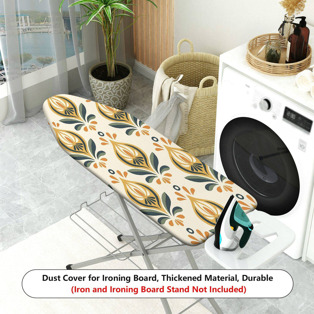 1-Piece Iron Art Floral Retro  Ironing Board Cover, Universal Size, Without Board