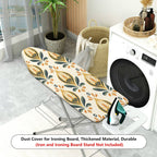 1-Piece Iron Art Floral Retro  Ironing Board Cover, Universal Size, Without Board