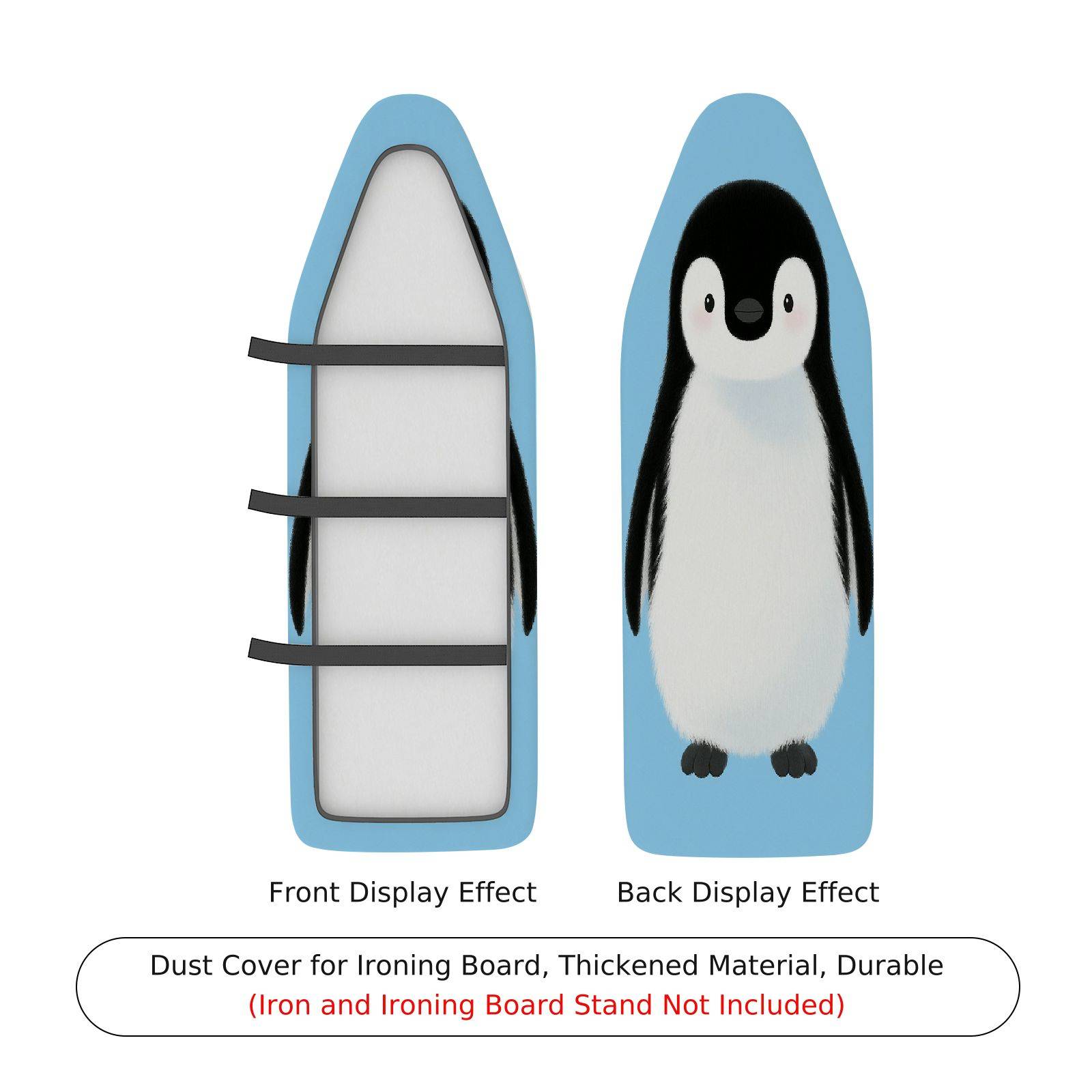 1-Piece Animal Penguin  Ironing Board Cover, Universal Size, Without Board