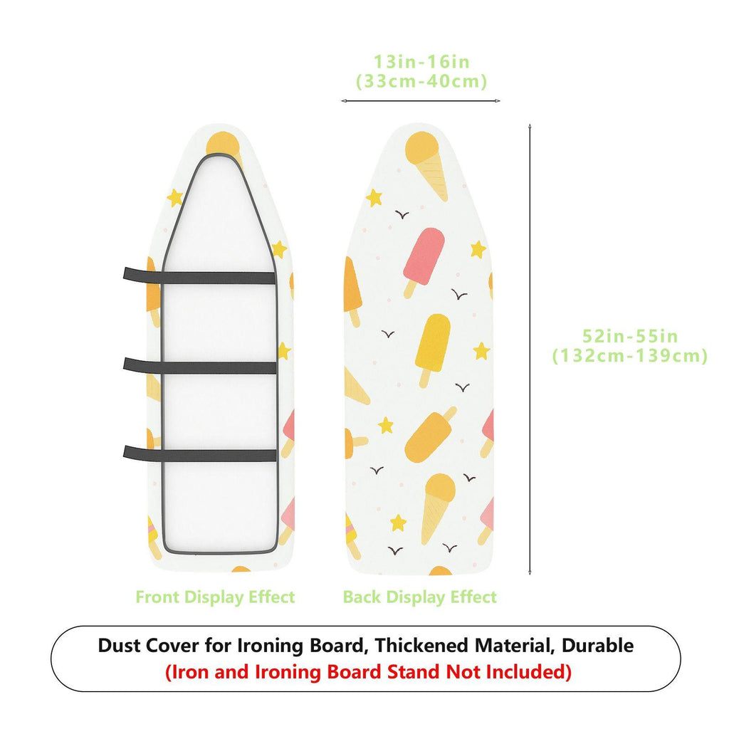 1-Piece Ice Cream Popsicle Star  Ironing Board Cover, Universal Size, Without Board