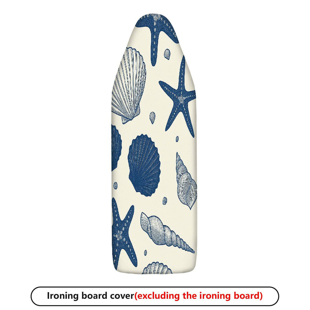 1-Piece Seashell Starfish Ocean  Ironing Board Cover, Universal Size, Without Board