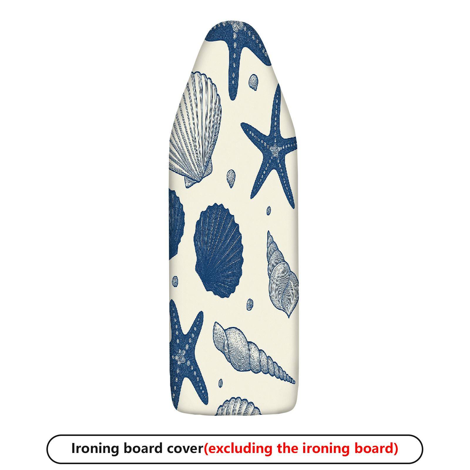 1-Piece Seashell Starfish Ocean  Ironing Board Cover, Universal Size, Without Board