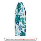 1-Piece Tropical Floral Leaf Design  Ironing Board Cover, Universal Size, Without Board