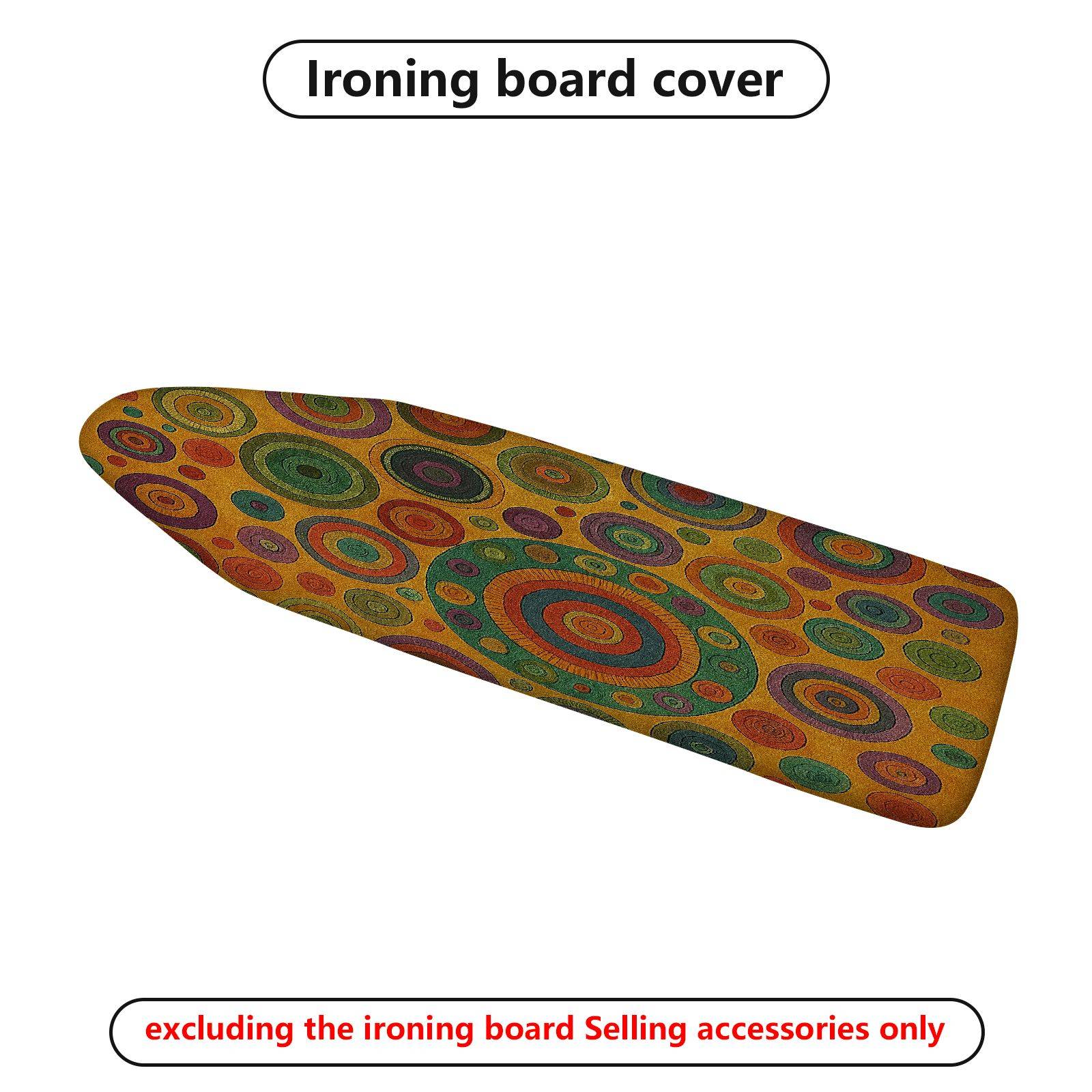 1-Piece Colorful Abstract Retro  Ironing Board Cover, Universal Size, Without Board