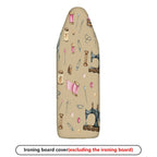 1-Piece Sewing Pattern Retro Style Beige  Ironing Board Cover, Universal Size, Without Board