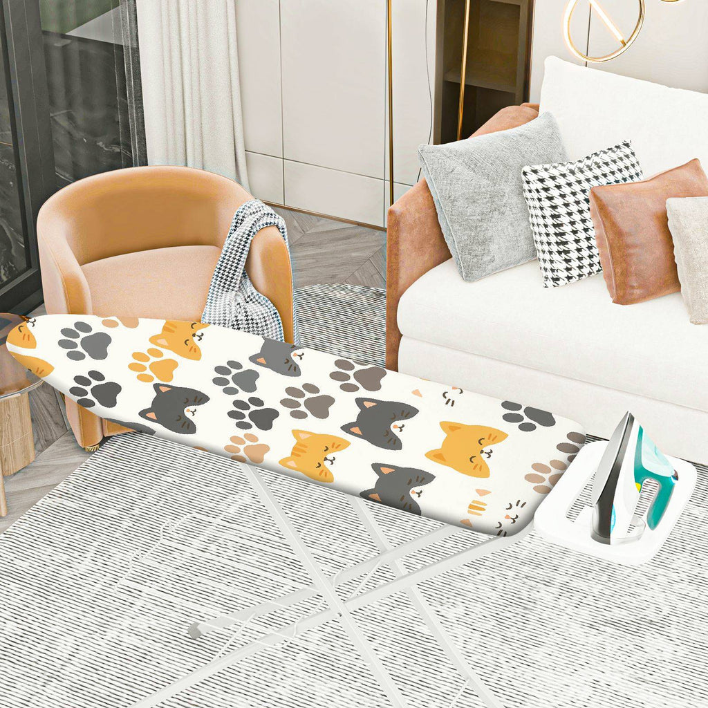 1-Piece Cat Paw Print  Pattern  Ironing Board Cover, Universal Size, Without Board