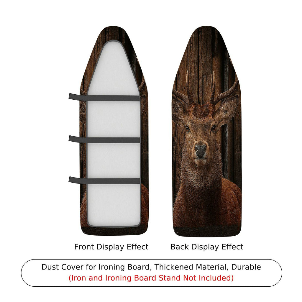 1-Piece Rustic Animal Deer  Ironing Board Cover, Universal Size, Without Board