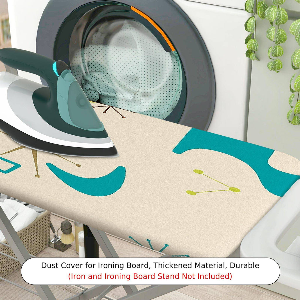 1-Piece Geometric Abstract Retro  Ironing Board Cover, Universal Size, Without Board