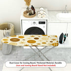 1-Piece Golden Star Polka Dot Artistic  Ironing Board Cover, Universal Size, Without Board