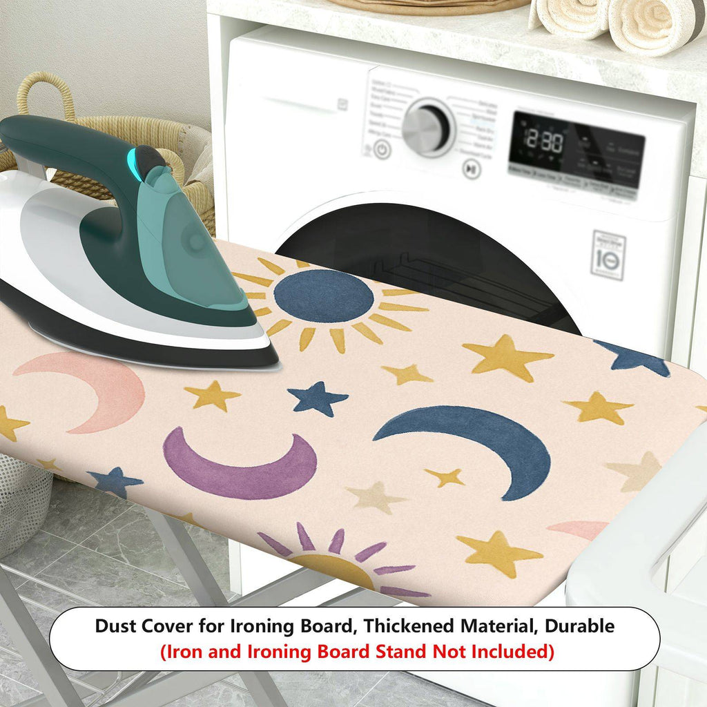 1-Piece Moon Star Astronomy  Ironing Board Cover, Universal Size, Without Board