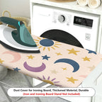 1-Piece Moon Star Astronomy  Ironing Board Cover, Universal Size, Without Board