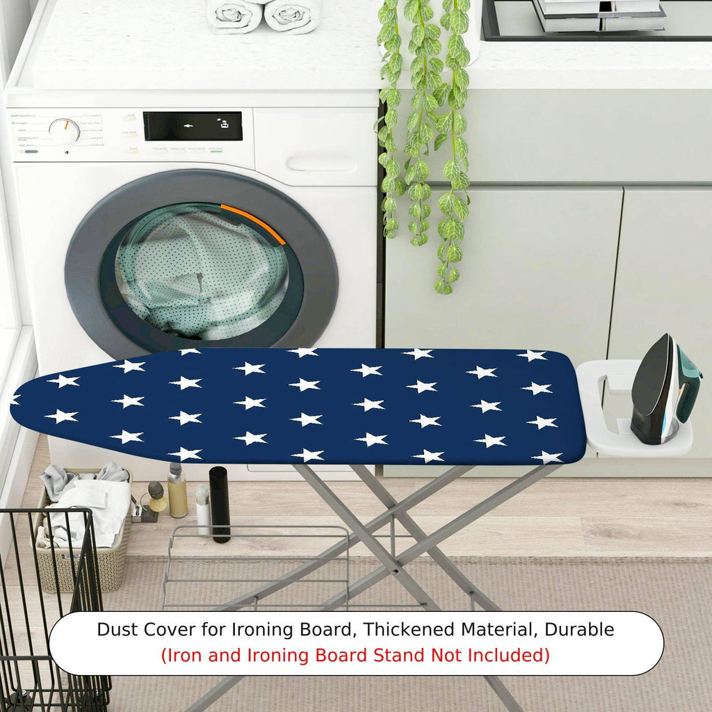 1-Piece Star Pattern Blue American  Ironing Board Cover, Universal Size, Without Board