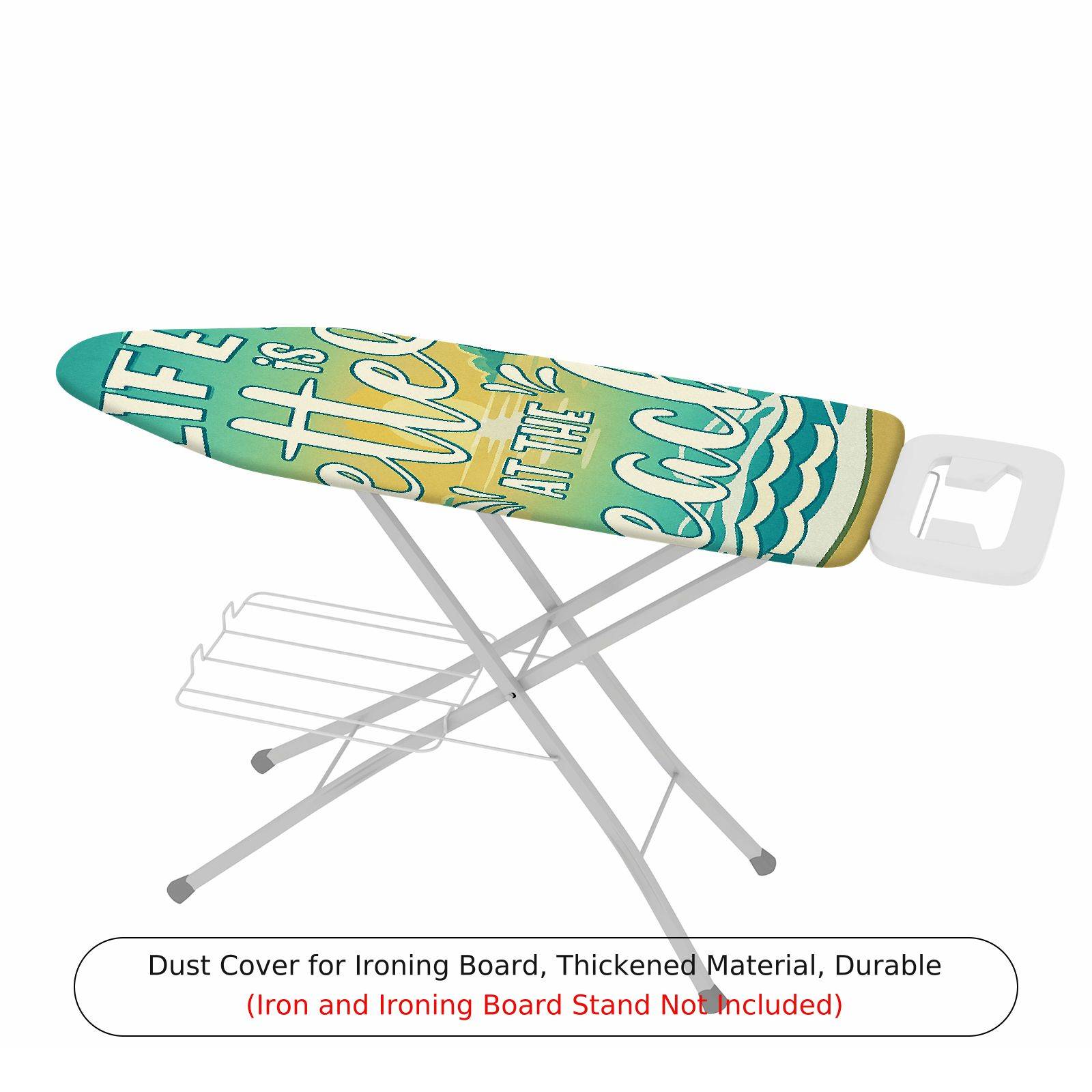 1-Piece Beach Vacation Relax  Ironing Board Cover, Universal Size, Without Board