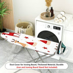 1-Piece Christmas Reindeer Santa  Ironing Board Cover, Universal Size, Without Board